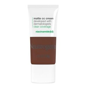 Neutrogena Clear Coverage Flawless Matte CC Cream- Sienna, NEW